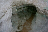 Blick in den Stollen