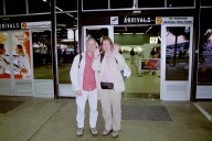 Abschied am Flughafen