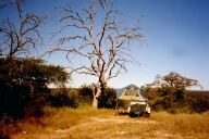 Einkaufen und Fahrt zum Waterberg