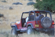 auf dem Weg zur Arbeit